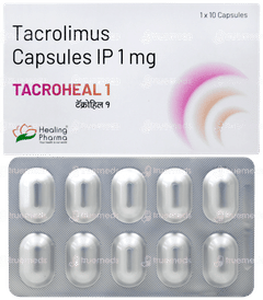 Tacroheal 1 Capsule 10