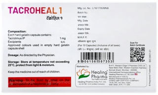 Tacroheal 1 Capsule 10