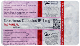 Tacroheal 1 Capsule 10
