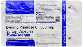 Evenrose 500 Capsule 15
