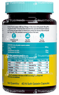 Healthkart Hk Vitals Fish Oil Capsule 40