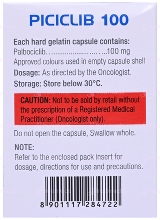 Piciclib 100 3 Pack Of 7 Capsules
