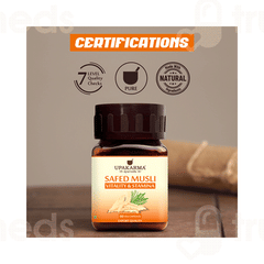 Upakarma Ayurveda Safed Musli 500mg Capsule 90