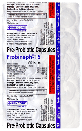 Probineph 15 Capsule 10