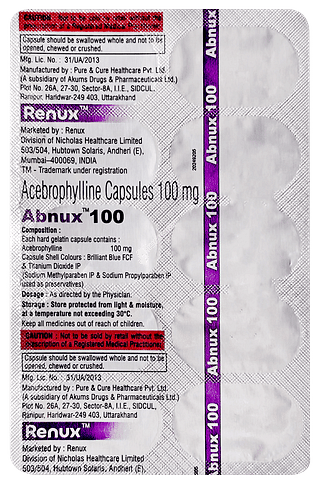 Abnux 100 Capsule 10