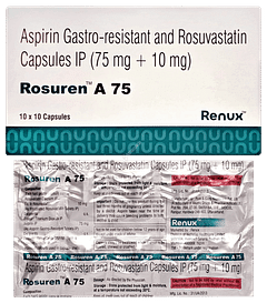 Rosuren A 75 Capsule 10