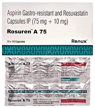 Rosuren A 75 Capsule 10