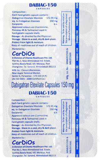 Dabiac 150 Capsule 10