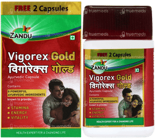 Zandu Vigorex Gold Capsule 20 With 2 Free