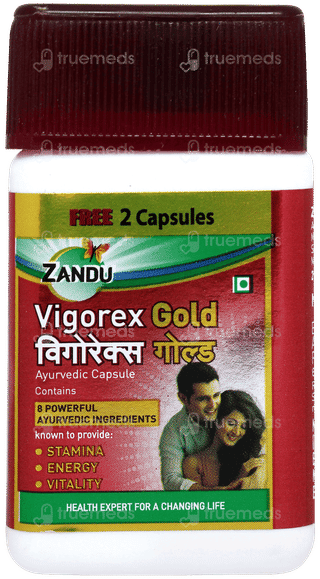 Zandu Vigorex Gold Capsule 20 With 2 Free
