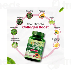 Himalayan Organics Plant Based Collagen Builder Vegetarian Capsules 60