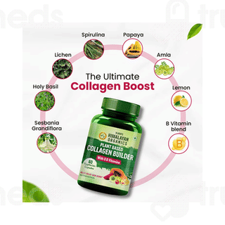 Himalayan Organics Plant Based Collagen Builder Vegetarian Capsules 60