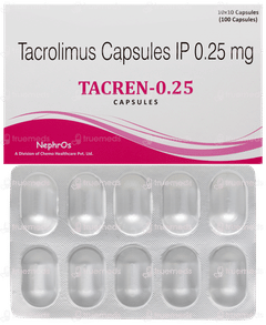 Tacren 0.25 Capsule 10 Tacren 0.25 Capsule 10