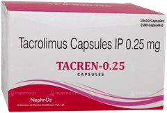 Tacren 0.25 Capsule 10 Tacren 0.25 Capsule 10