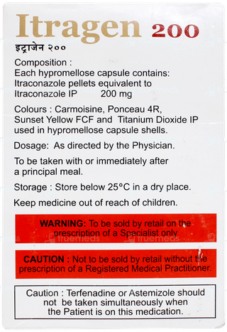 Itragen 200 Capsule 10