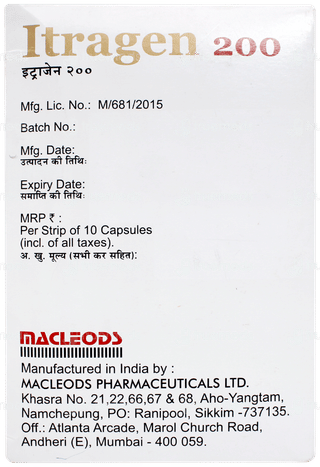 Itragen 200 Capsule 10