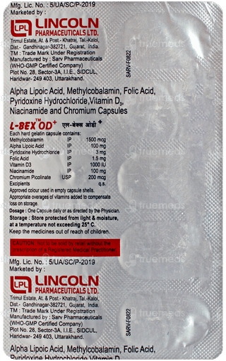 L Bex Od+ Capsule 10