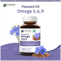 Sri Sri Tattva Supasupp Flaxseed Oil Omega 3 6 9 Capsule 60