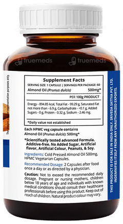 Sri Sri Tattva Supasupp Almond Oil Memo Charge Capsule 60