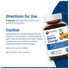 Sri Sri Tattva Supasupp Almond Oil Memo Charge Capsule 60