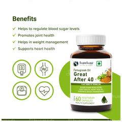 Sri Sri Tattva Supasupp Fenugreek Oil Great After 40 Capsule 60