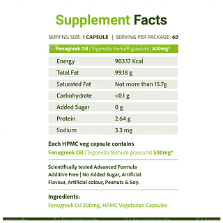 Sri Sri Tattva Supasupp Fenugreek Oil Great After 40 Capsule 60