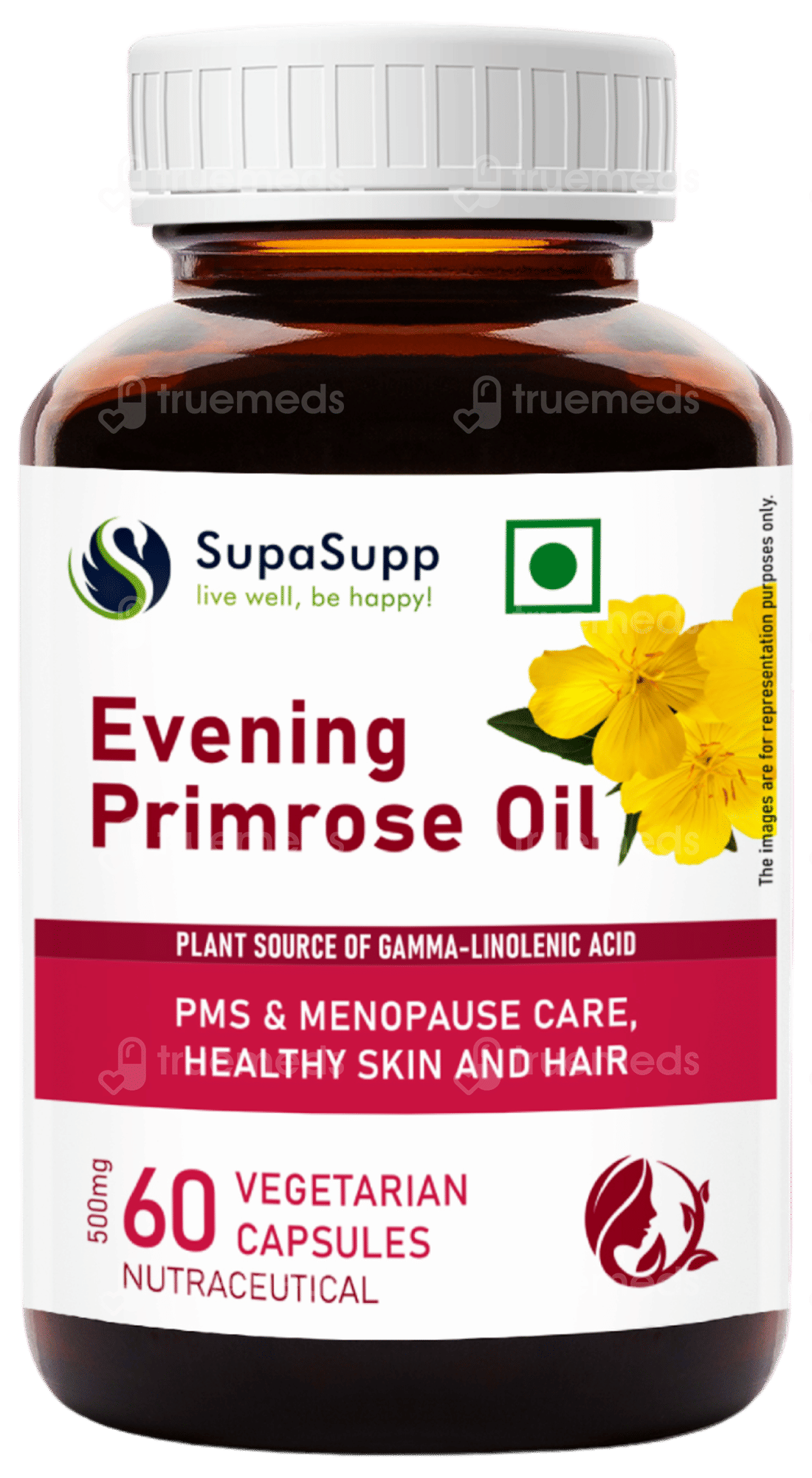 Sri Sri Tattva Supasupp Evening Primrose Oil Womens Health Capsule 60 ...