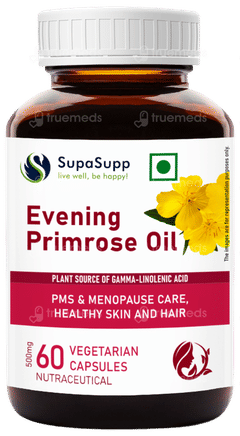 Sri Sri Tattva Supasupp Evening Primrose Oil Womens Health Vegetarain Capsule 60
