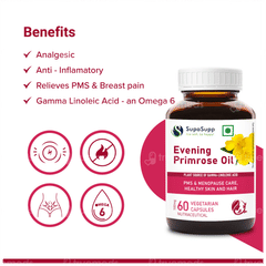 Sri Sri Tattva Supasupp Evening Primrose Oil Womens Health Vegetarain Capsule 60