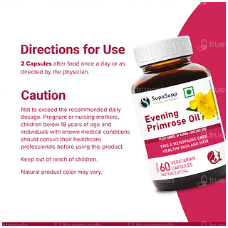 Sri Sri Tattva Supasupp Evening Primrose Oil Womens Health Vegetarain Capsule 60