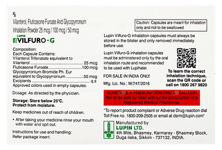 Vilfuro G 3 Strips Of 10 Capsule