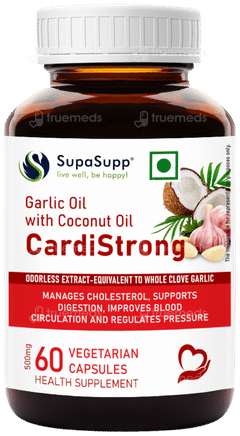Sri Sri Tattva Supasupp Garlic Oil With Coconut Oil Cardistrong Capsule 60
