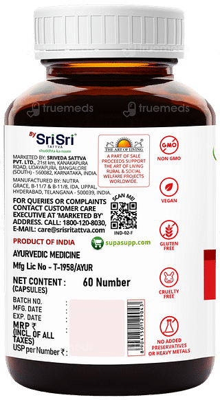 Sri Sri Tattva Supasupp Garlic Oil With Coconut Oil Cardistrong Capsule 60