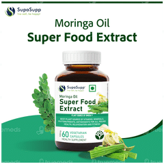 Sri Sri Tattva Supasupp Moringa Oil Super Food Extract Vegetarian Capsule 60