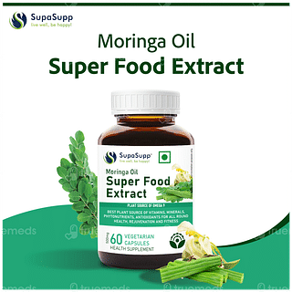 Sri Sri Tattva Supasupp Moringa Oil Super Food Extract Vegetarian Capsule 60