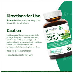 Sri Sri Tattva Supasupp Moringa Oil Super Food Extract Vegetarian Capsule 60