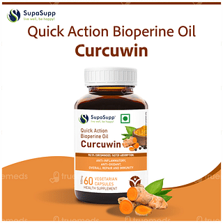 Sri Sri Tattva Supasupp Quick Action Bioperine Oil Curcuwin Capsule 60