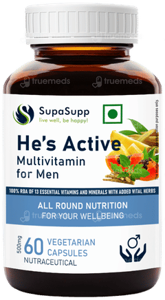Sri Sri Tattva Supasupp Hes Active Multivitamin For Men Capsule 60