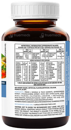 Sri Sri Tattva Supasupp Hes Active Multivitamin For Men Capsule 60