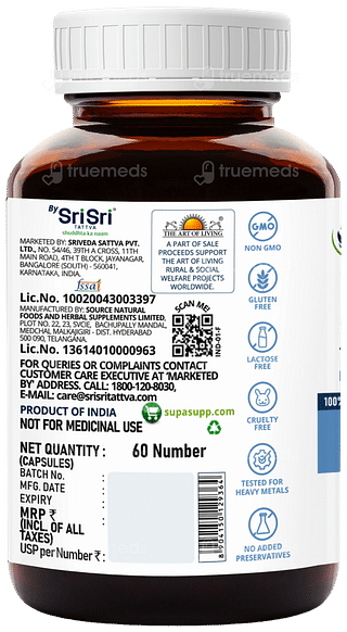 Sri Sri Tattva Supasupp Hes Active Multivitamin For Men Capsule 60