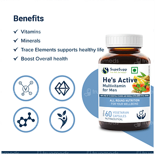 Sri Sri Tattva Supasupp Hes Active Multivitamin For Men Capsule 60