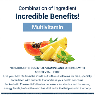 Sri Sri Tattva Supasupp Hes Active Multivitamin For Men Capsule 60