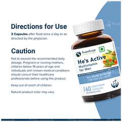 Sri Sri Tattva Supasupp Hes Active Multivitamin For Men Capsule 60