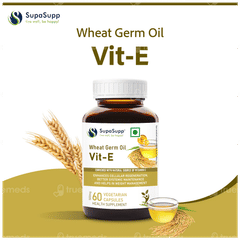 Sri Sri Tattva Supasupp Wheat Germ Oil Vit E Vegetarian Capsule 60
