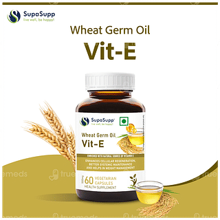 Sri Sri Tattva Supasupp Wheat Germ Oil Vit E Vegetarian Capsule 60