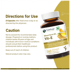 Sri Sri Tattva Supasupp Wheat Germ Oil Vit E Vegetarian Capsule 60