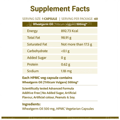 Sri Sri Tattva Supasupp Wheat Germ Oil Vit E Vegetarian Capsule 60