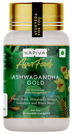 Kapiva Ayur Foods Ashwagandha Gold Capsule 30 Kapiva Ayur Foods Ashwagandha Gold Capsule 30