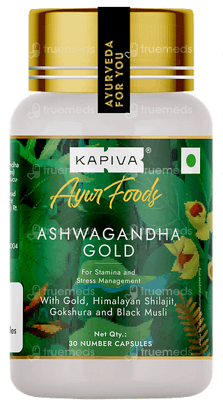 Kapiva Ayur Foods Ashwagandha Gold Capsule 30