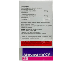 Atovastrin Cv 20 Capsule 15 Atovastrin Cv 20 Capsule 15
